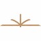 Ekena Millwork Redmond Timber Gable Bracket, Western Red Cedar, 108"W x 31 1/2"H x 3 1/2"D x 3 1/2"F, 7/12 Pitch GBW108X31X0404RED00SWR - alternate 1